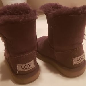 Uggs purple baby girl boots size 8